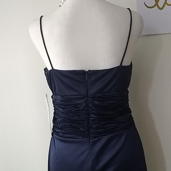 Nightway Collection NWT Navy blue dress size medium - Picture 5 of 7